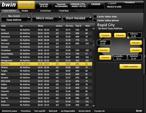salles de poker en ligne